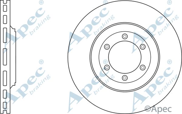 APEC BRAKING Jarrulevy DSK3076